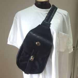 Kanebo Vegan Leather Sling Backpack